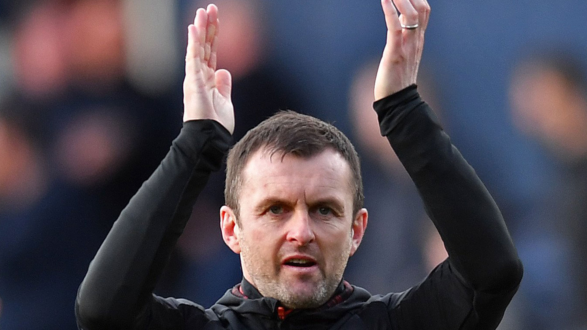 Luton Town boss Nathan Jones...