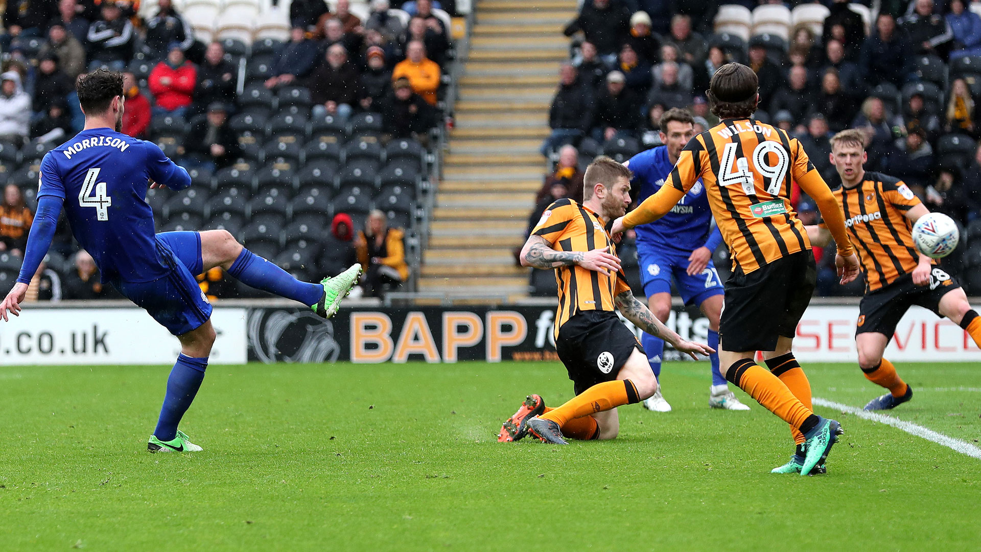 Sean Morrison scores an iconic goal for the Bluebirds...