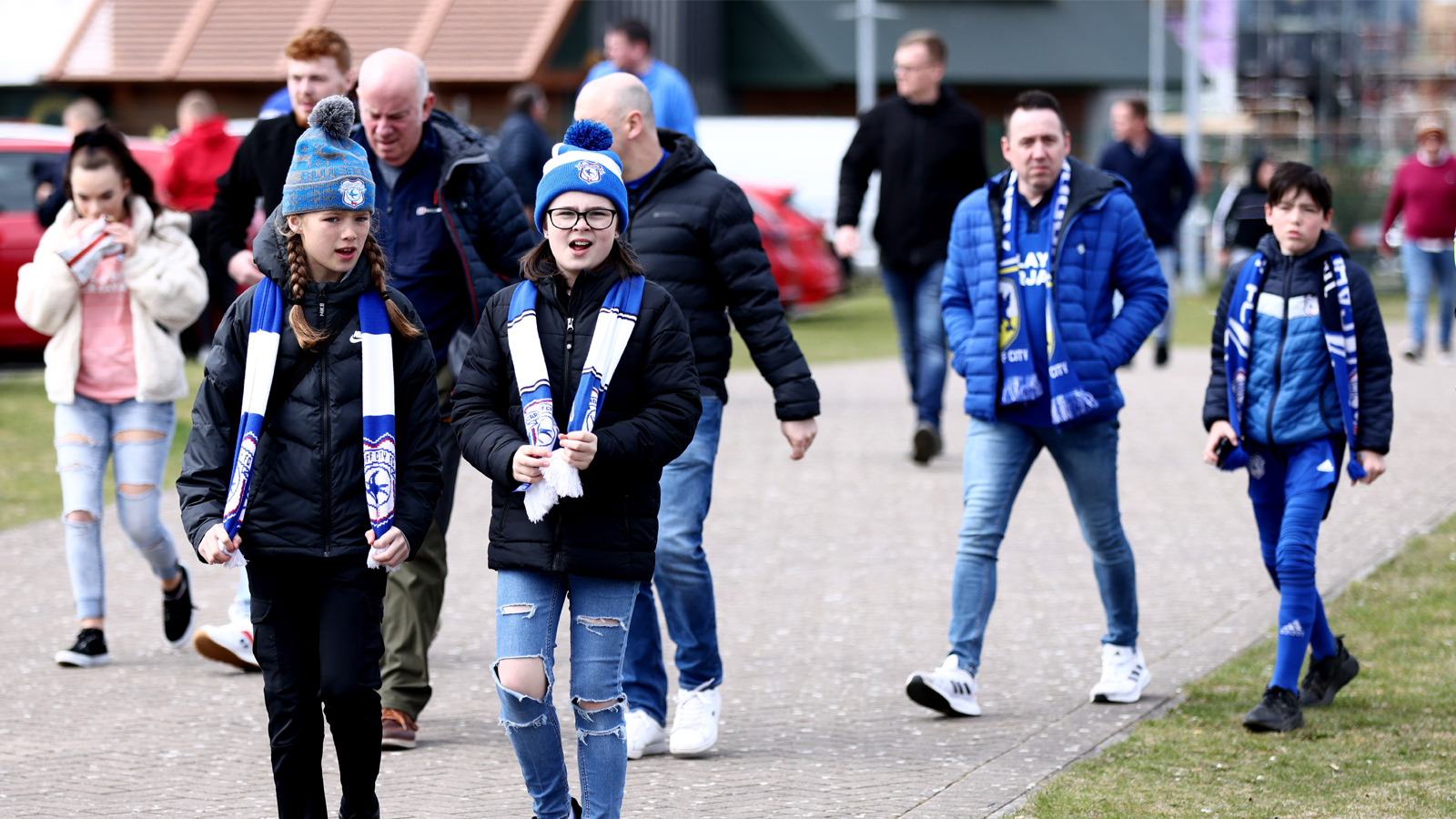 Cardiff City supporters