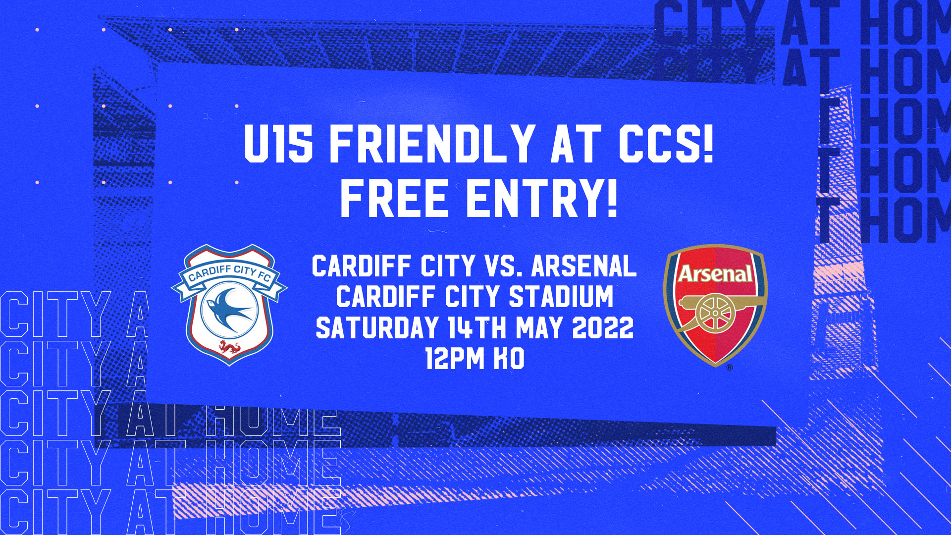 City's U15 side host Arsenal at CCS this Saturday...
