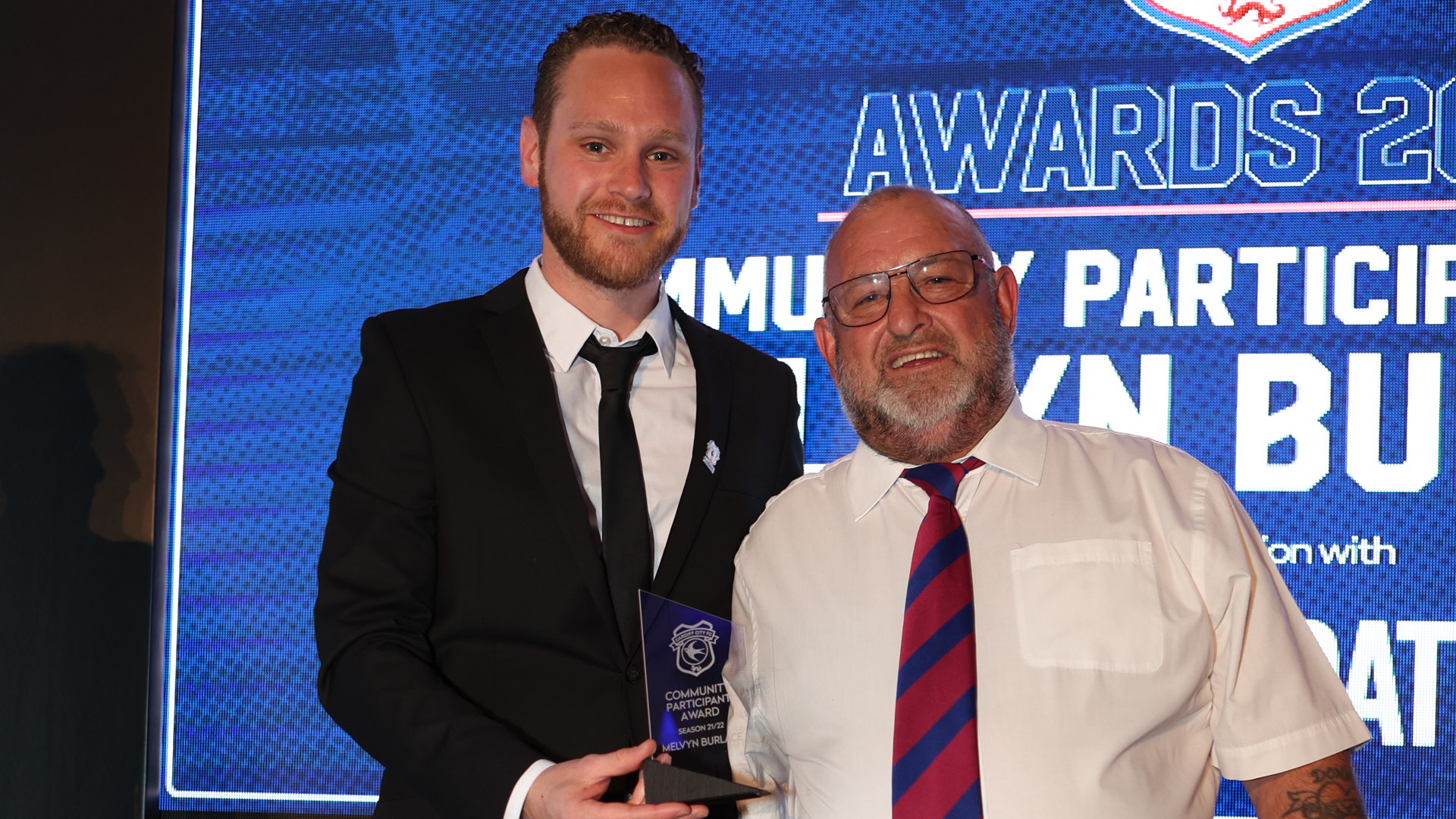 Cardiff City FC Foundation's Community Participant of the Year Award - Melvyn Burlace