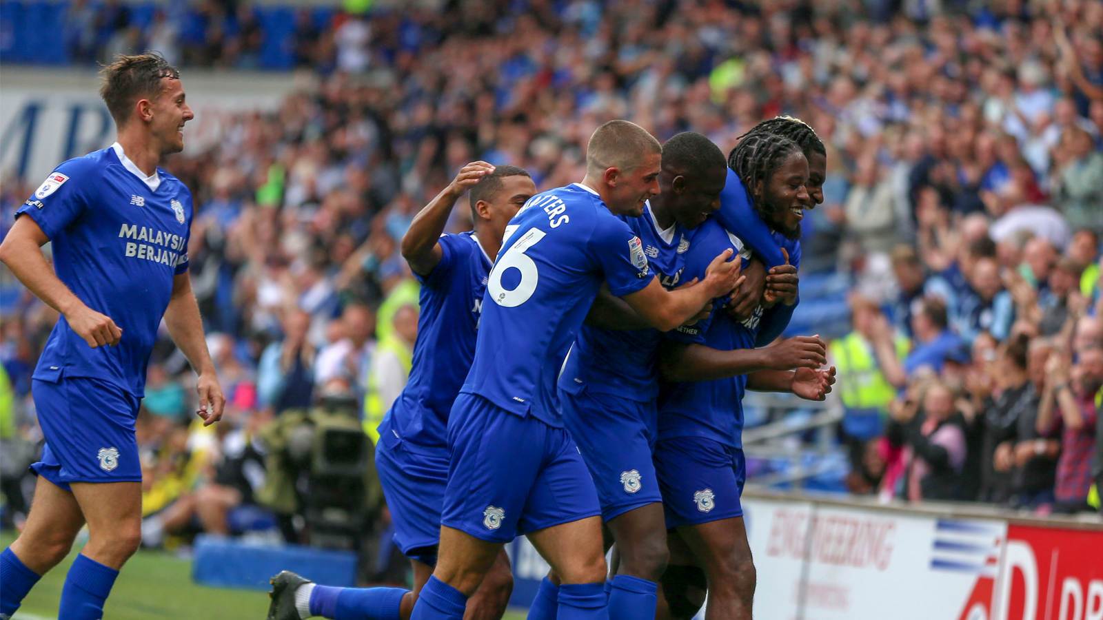 Cardiff, UK. 06th Nov, 2021. Cardiff City Players observe a minute