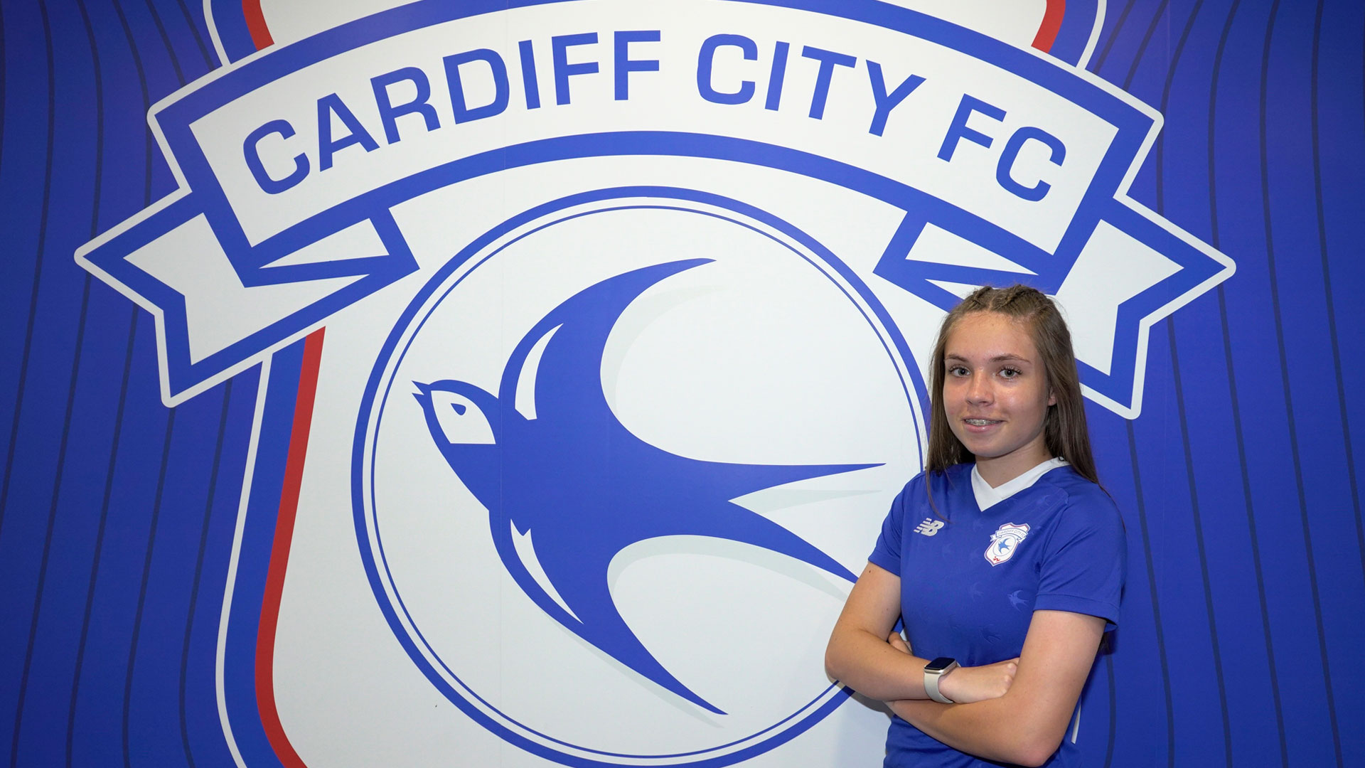 Evie Hughes links up with City from the FAW Academy...