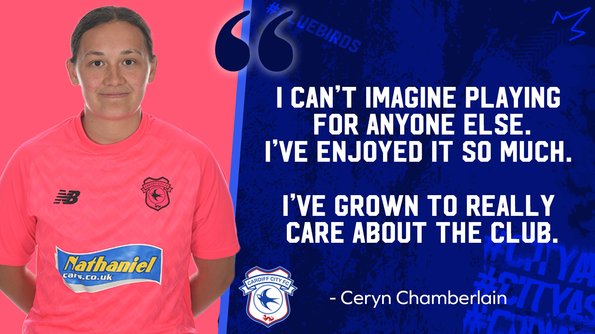Ceryn Chamberlain, City goalkeeper...