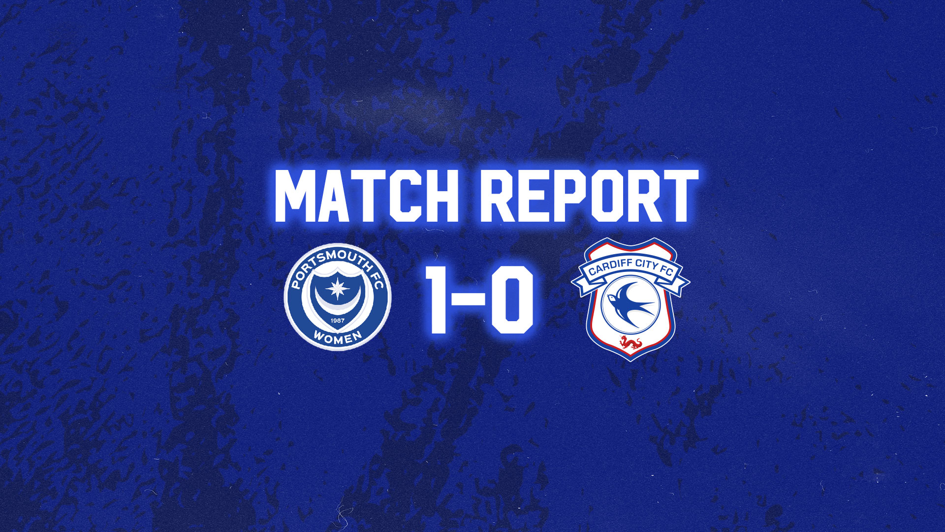 It was a narrow defeat for the Bluebirds at Portsmouth...