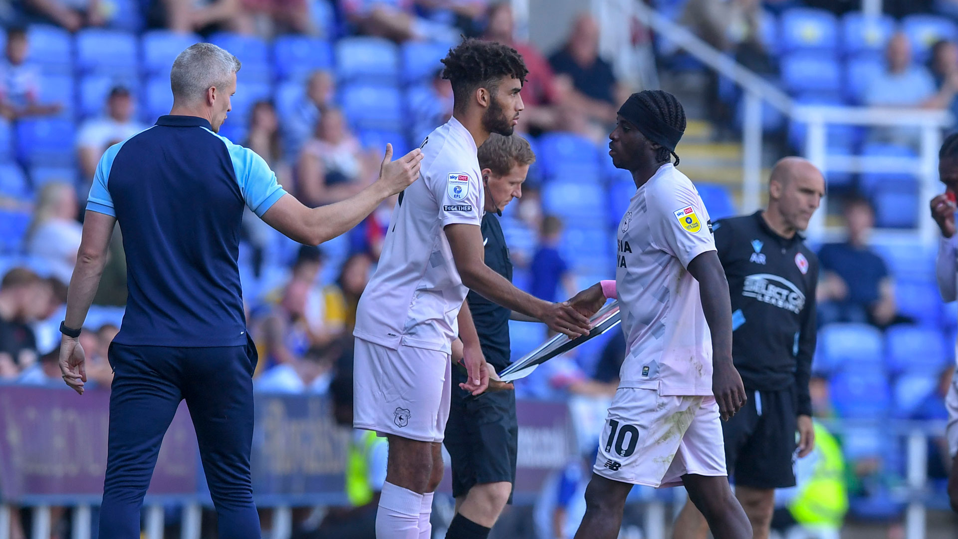 City boss Steve Morison makes a change at Reading...