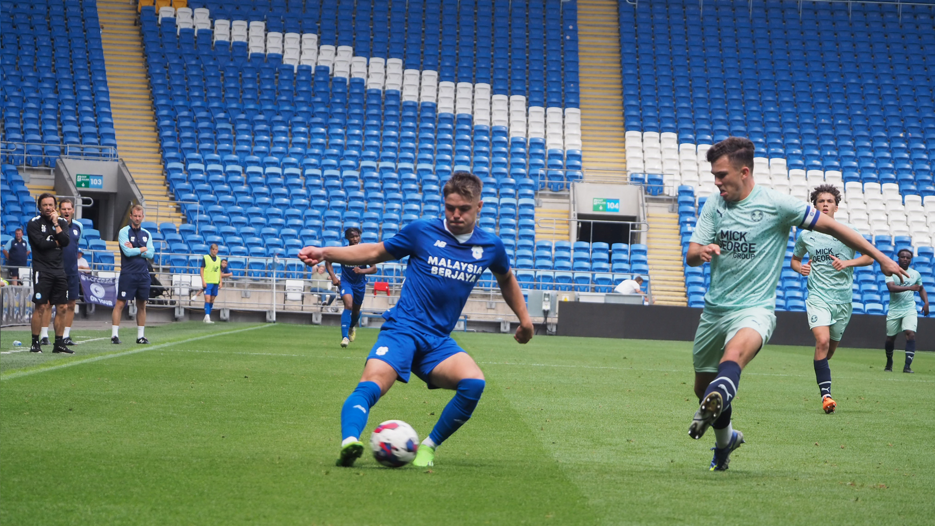 Swansea City U21 defeated Cardiff City U21 in the third round of