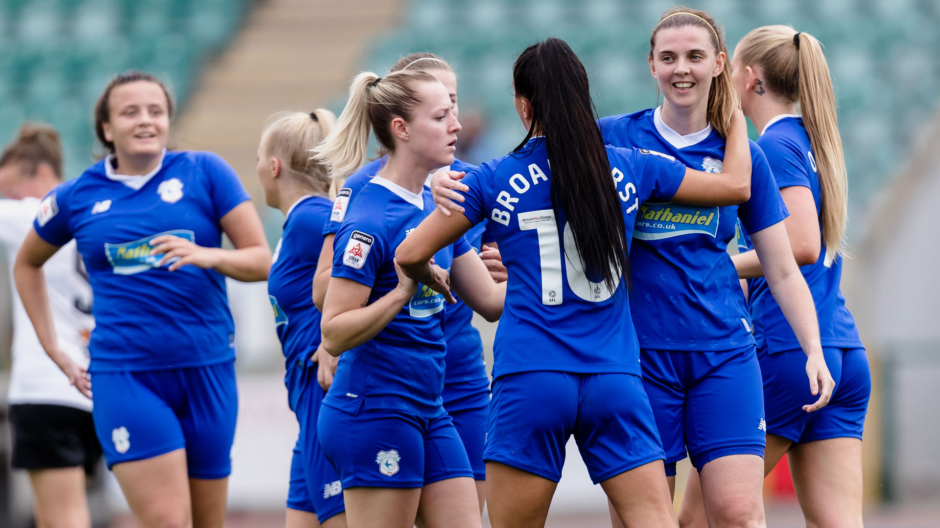 City celebrate Danielle Broadhurst's goal...