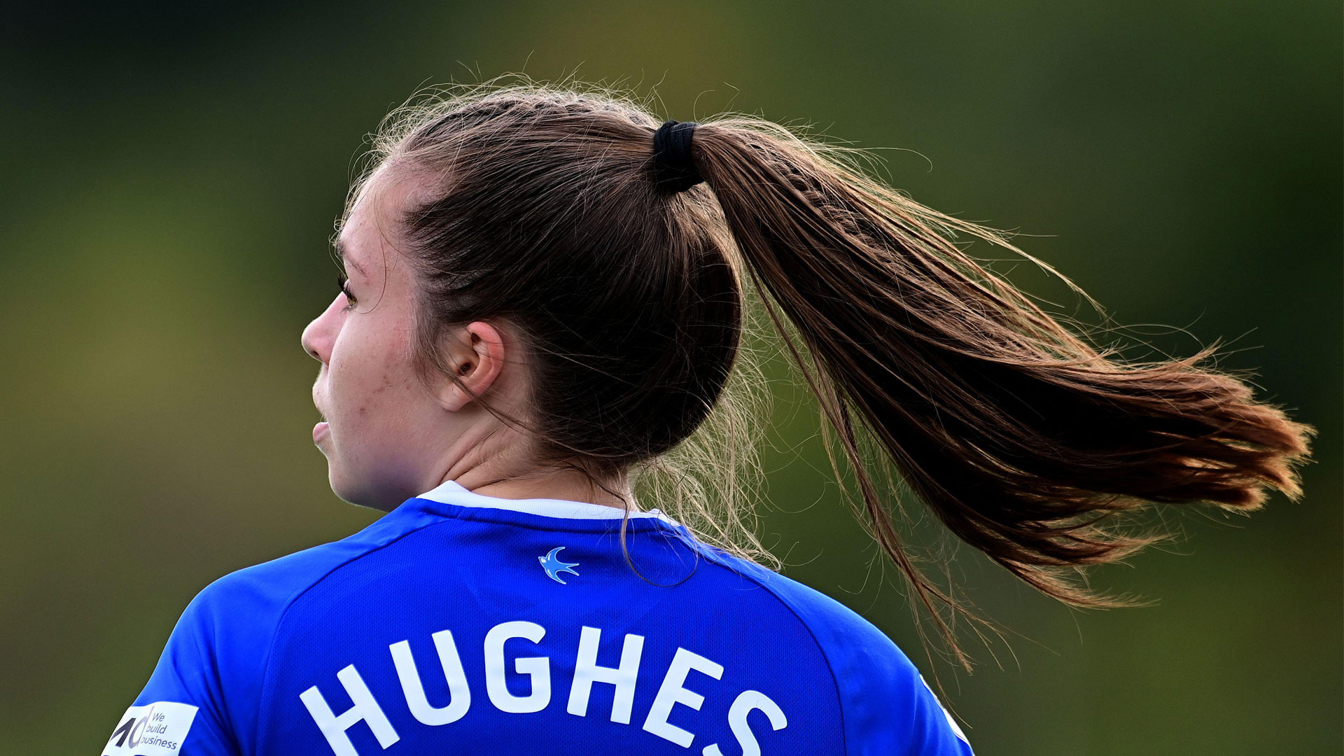 Evie Hughes in action for City, against Cascade...