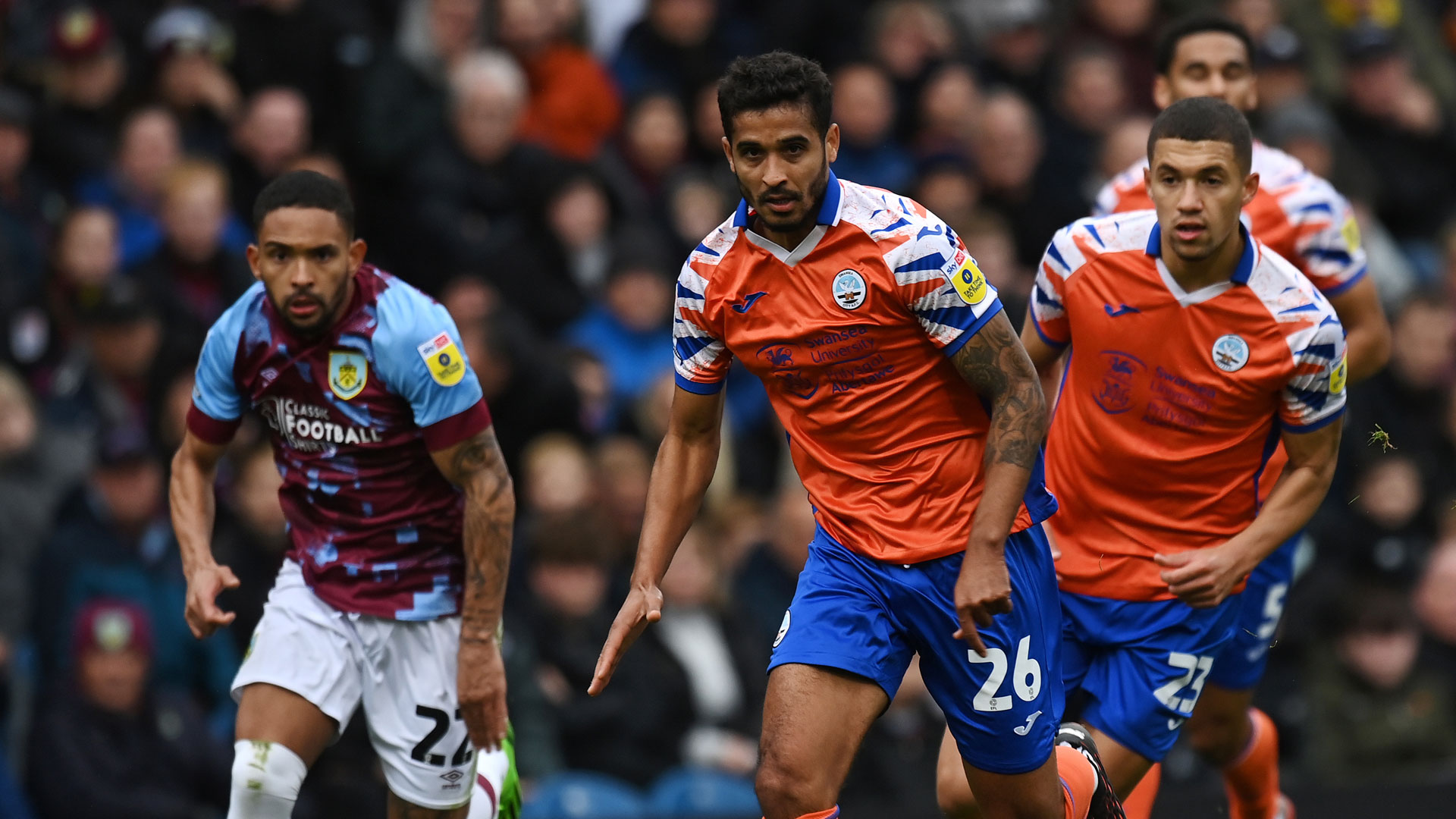 Swansea City fell to a heavy defeat against Burnley...