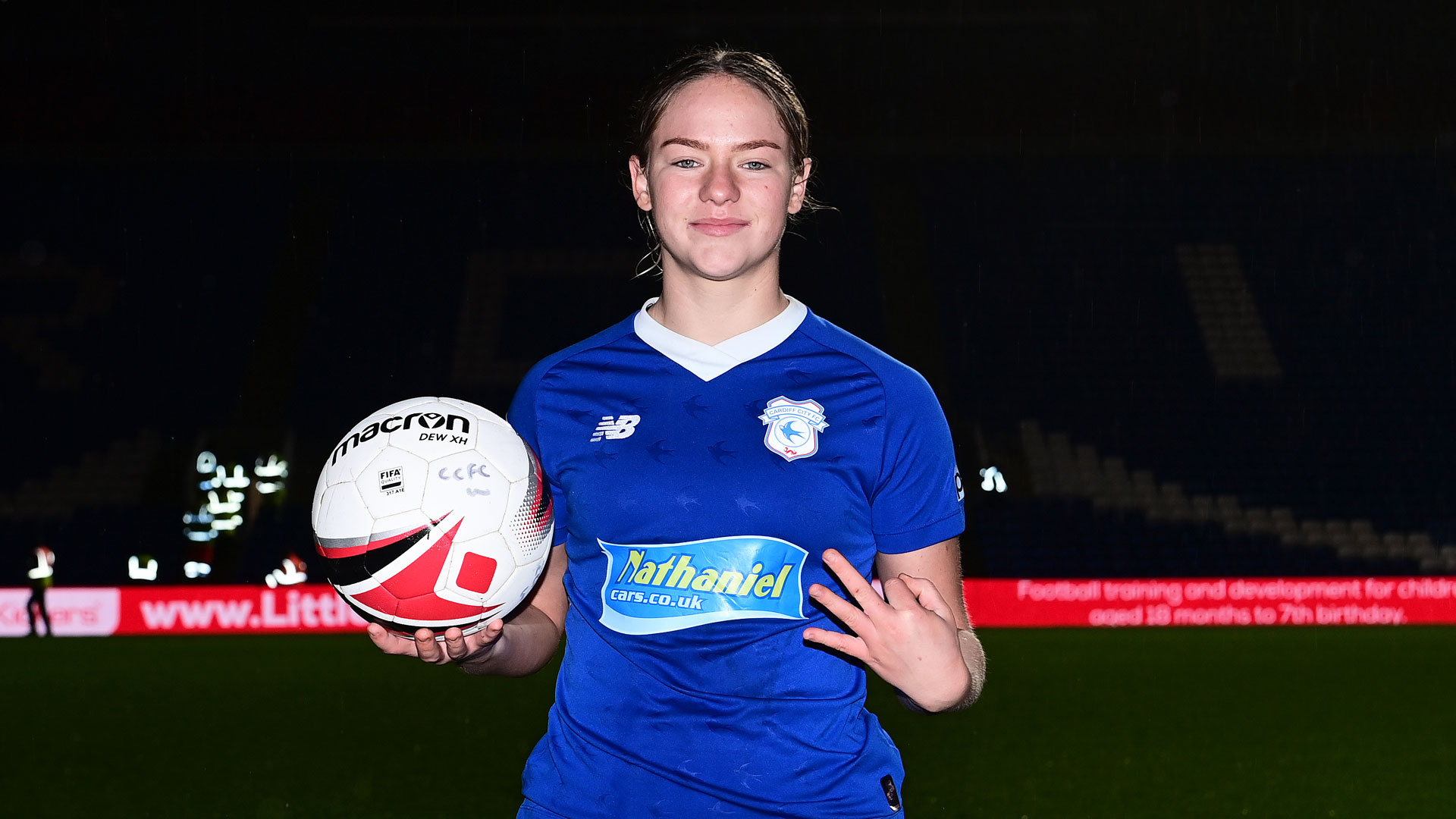 Phoebie Poole celebrates her second CCS hat-trick...