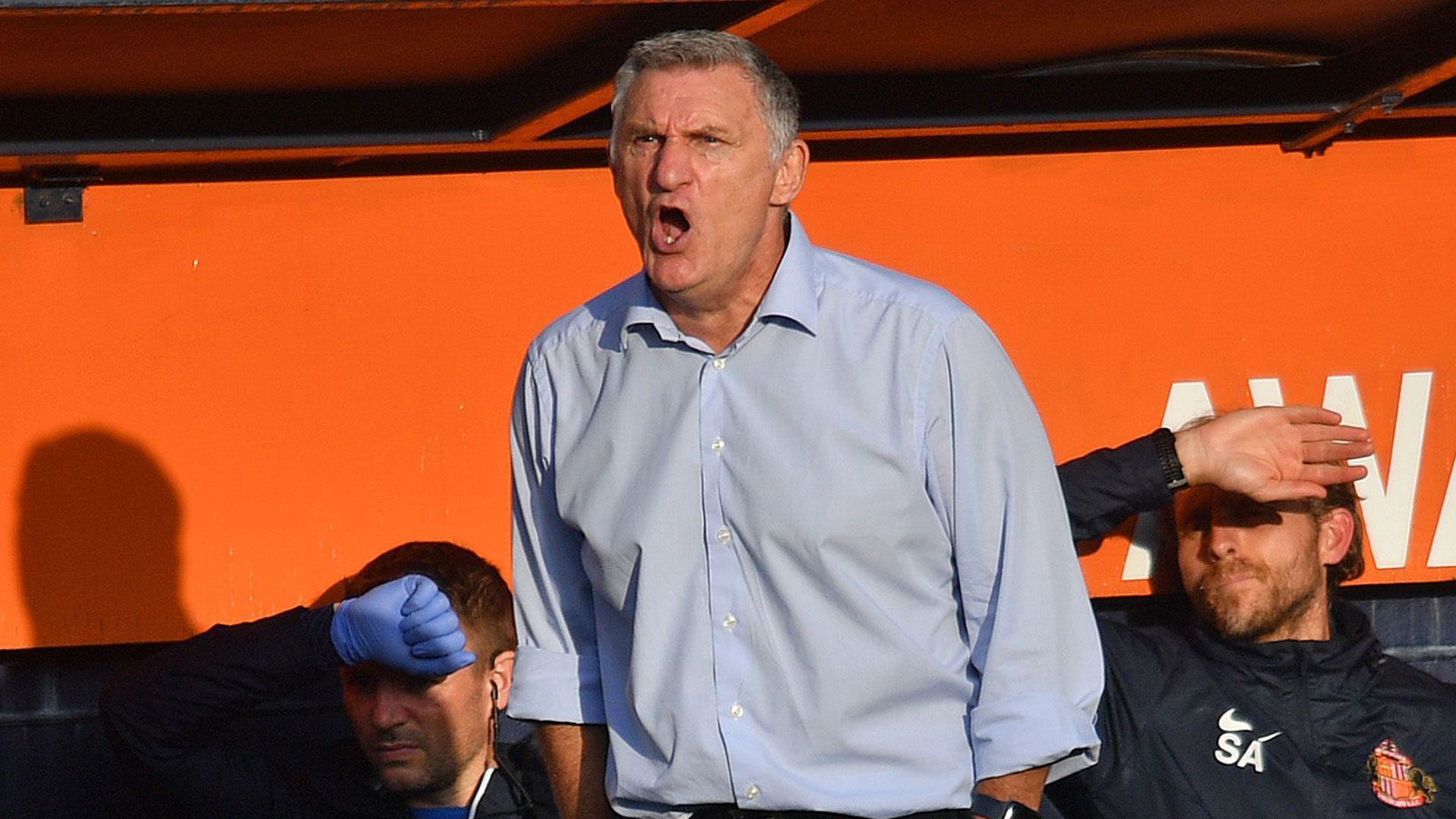 Sunderland boss Tony Mowbray...