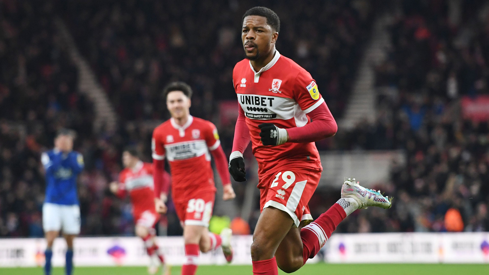 Chuba Akpom is enjoying a fine season with Boro...