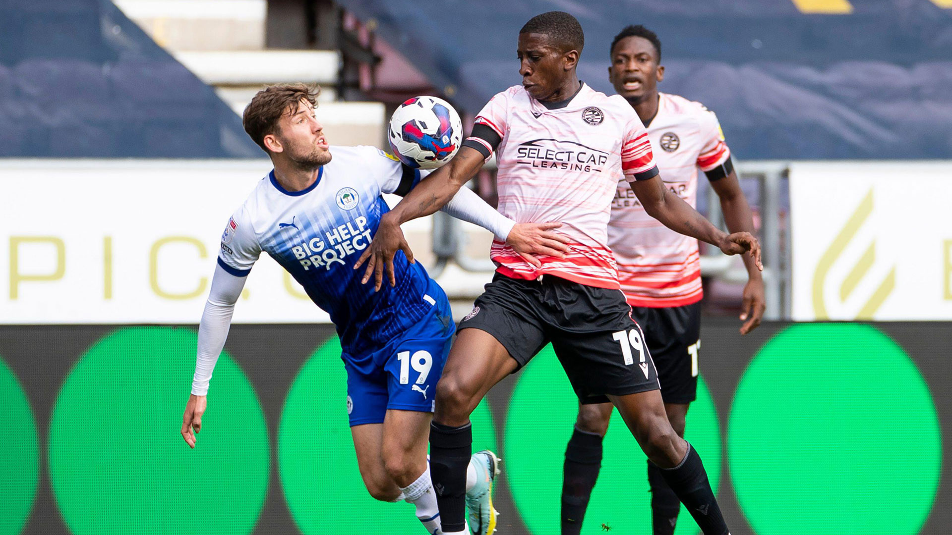 Reading in action against Wigan Athletic earlier this season...