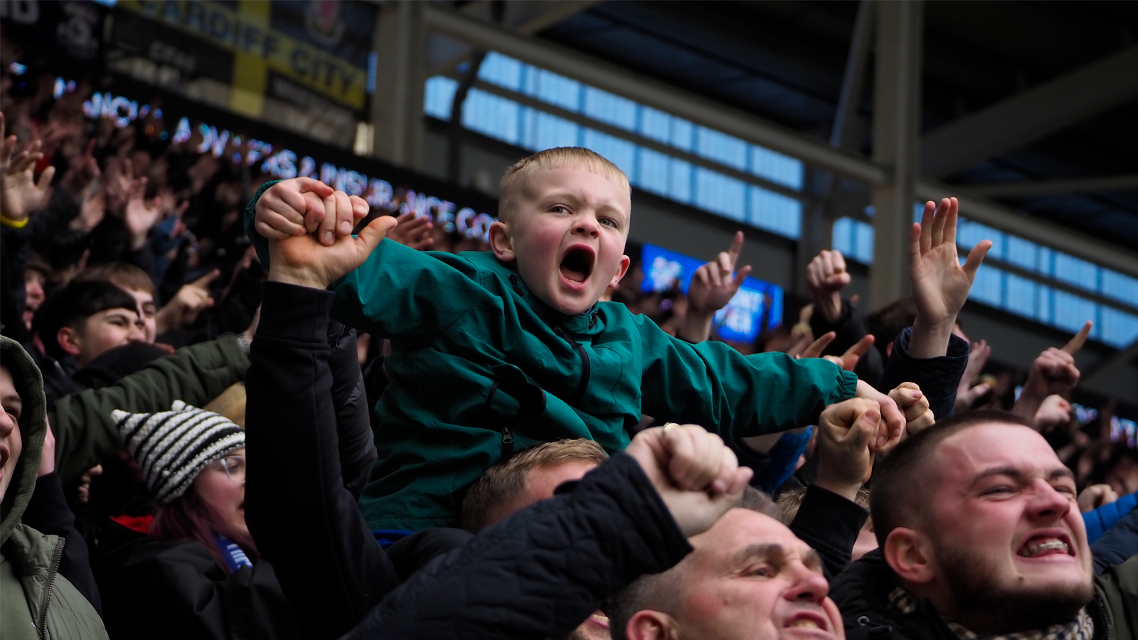 Cardiff City supporters