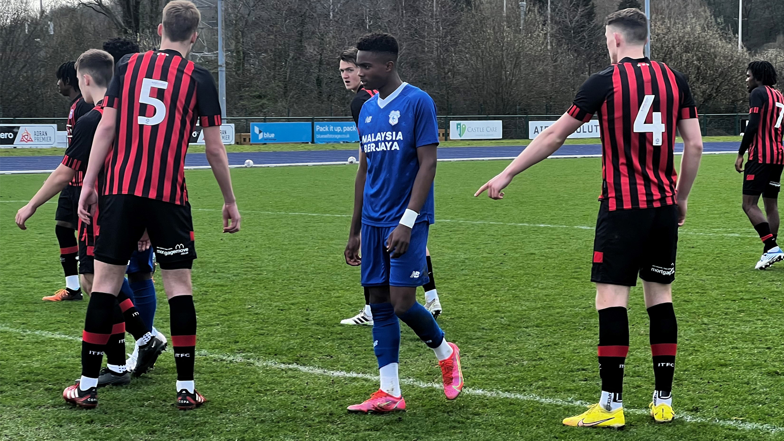 Cameron Antwi scores for Cardiff u-21 against Ipswich Town - Footballghana