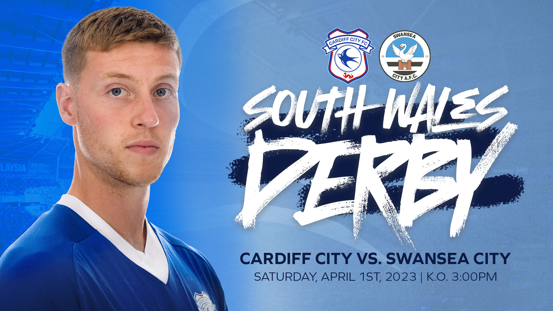 The Bluebirds host Swansea City in early April...