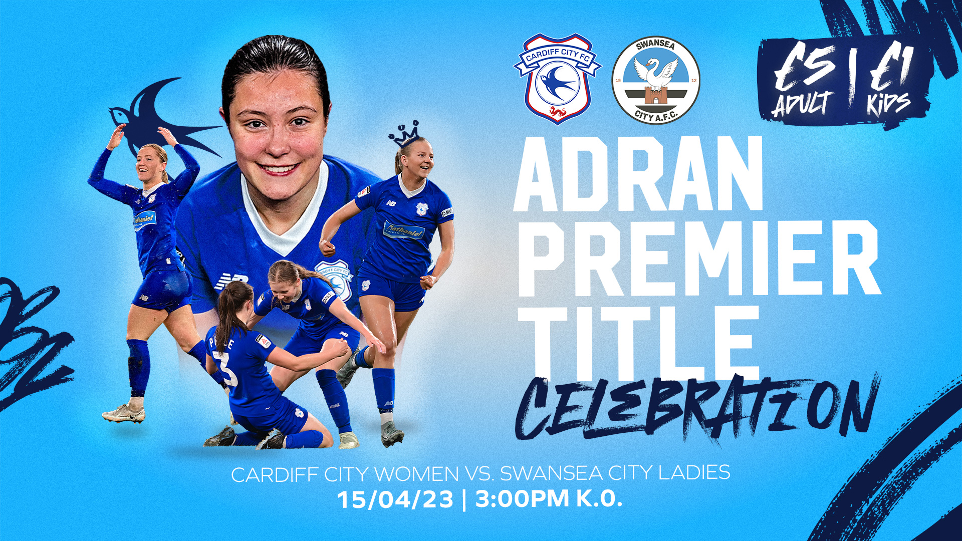 Adran Premier Title celebration this weekend at CCS...