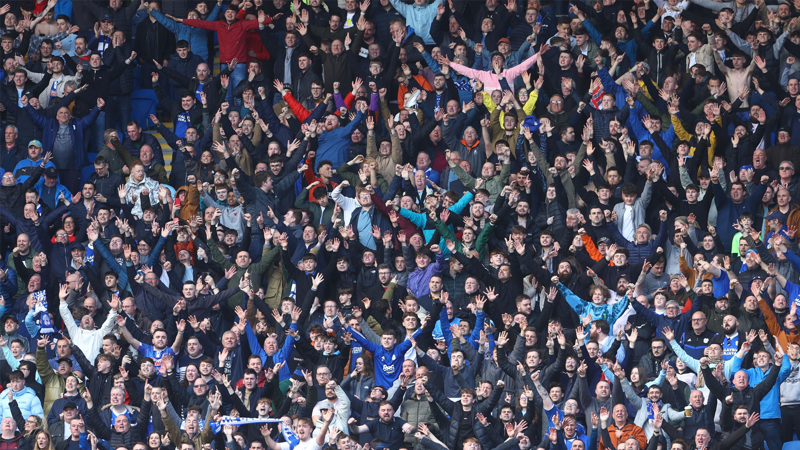 Cardiff City supporters