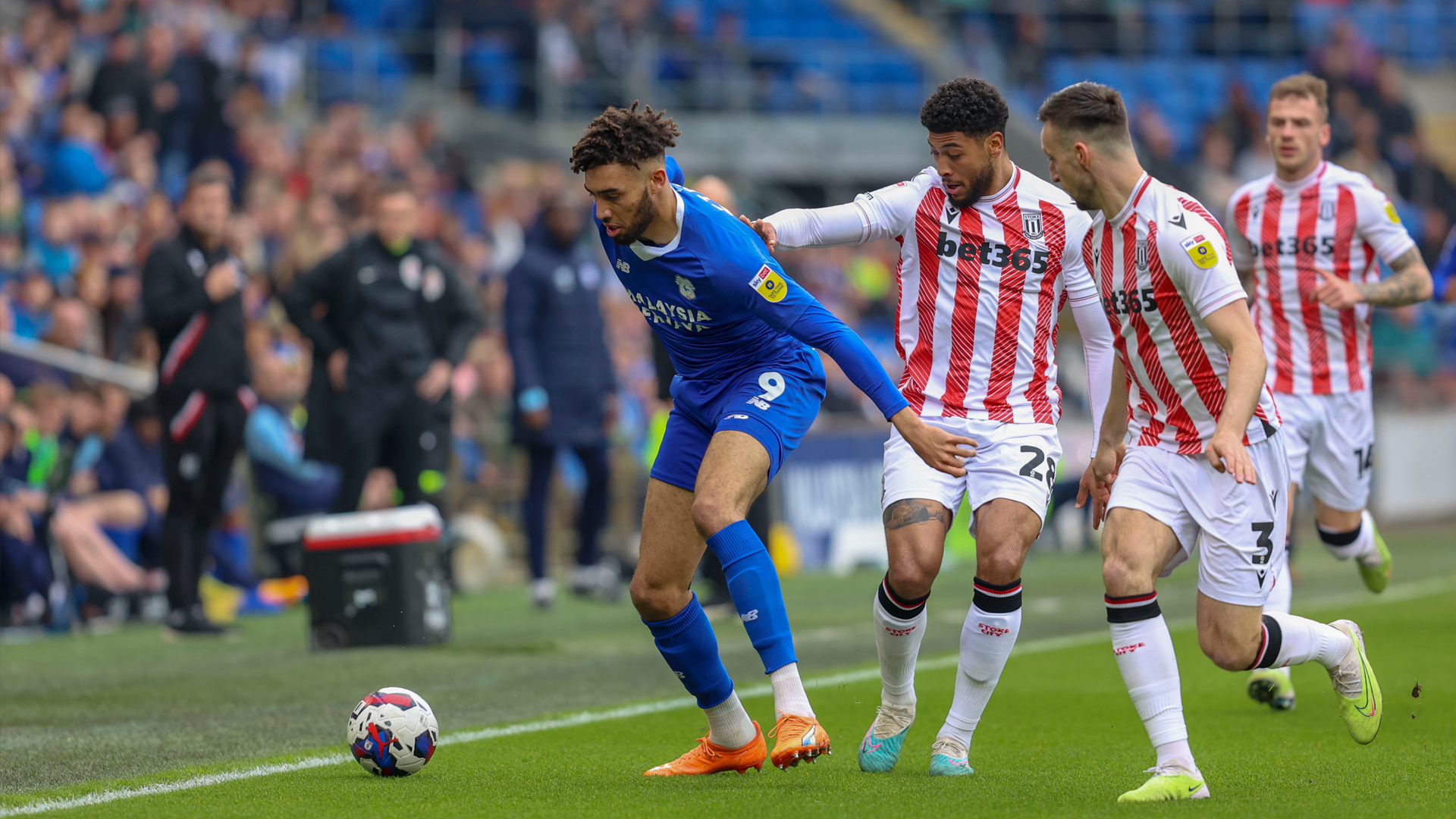 Cardiff City 1-1 Stoke City: Sory Kaba scores and misses penalty