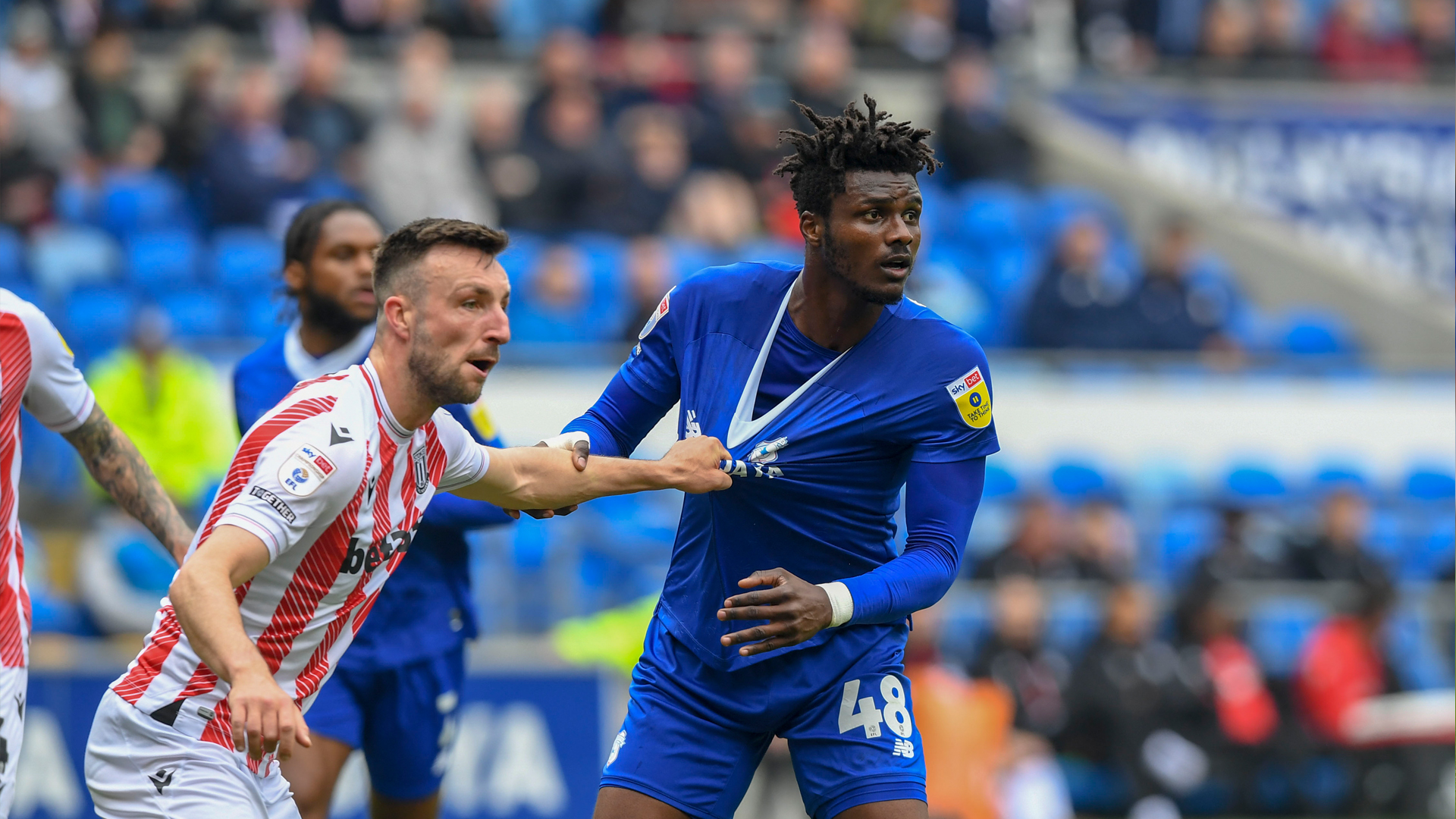 Cardiff City 1-1 Stoke City: Sory Kaba scores and misses penalty