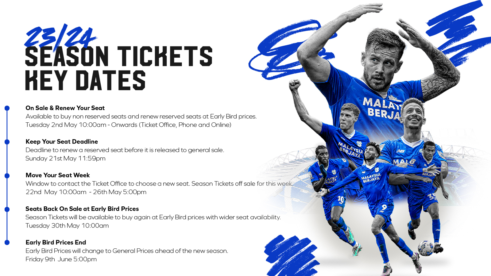 Cardiff City on general sale