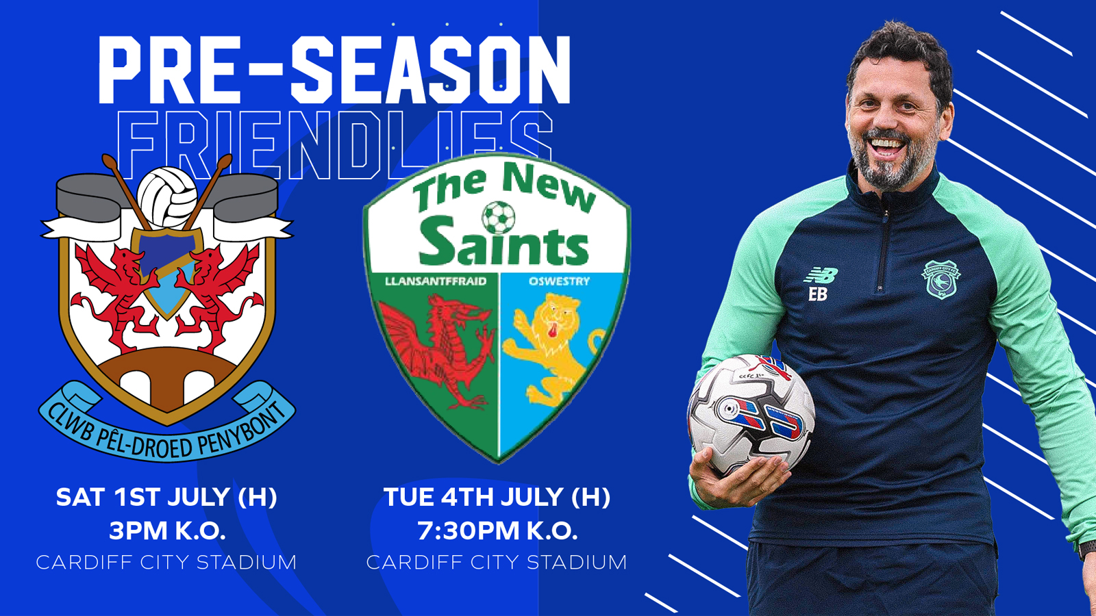 Cardiff City announce pre-season friendlies as fans to get first