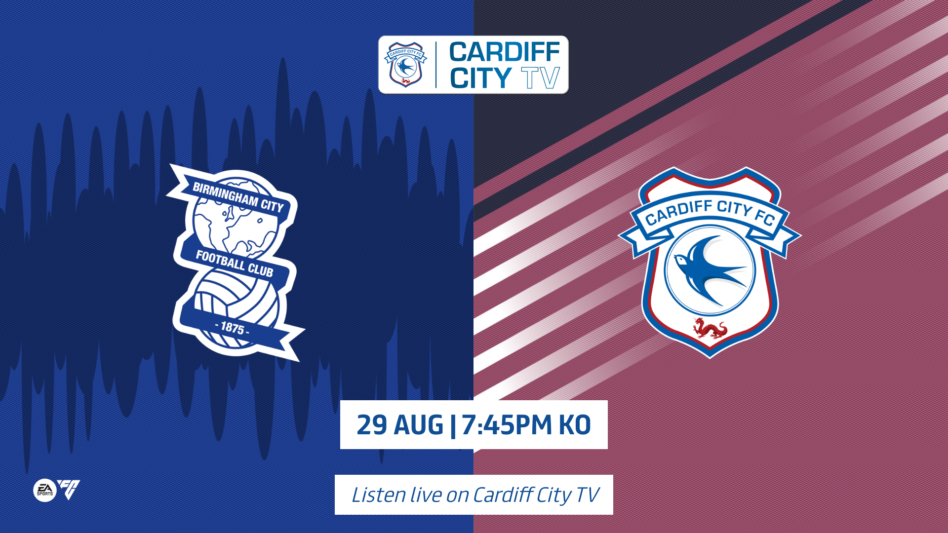 Cardiff City TV graphic