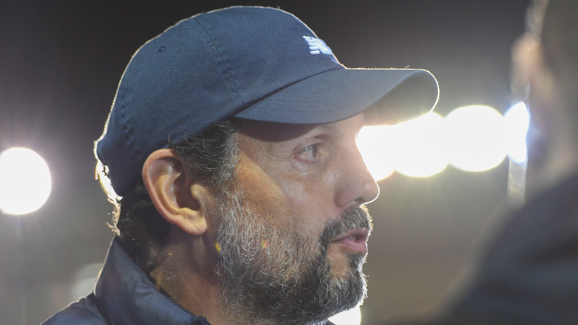 Erol Bulut talks to the press at Birmingham City...