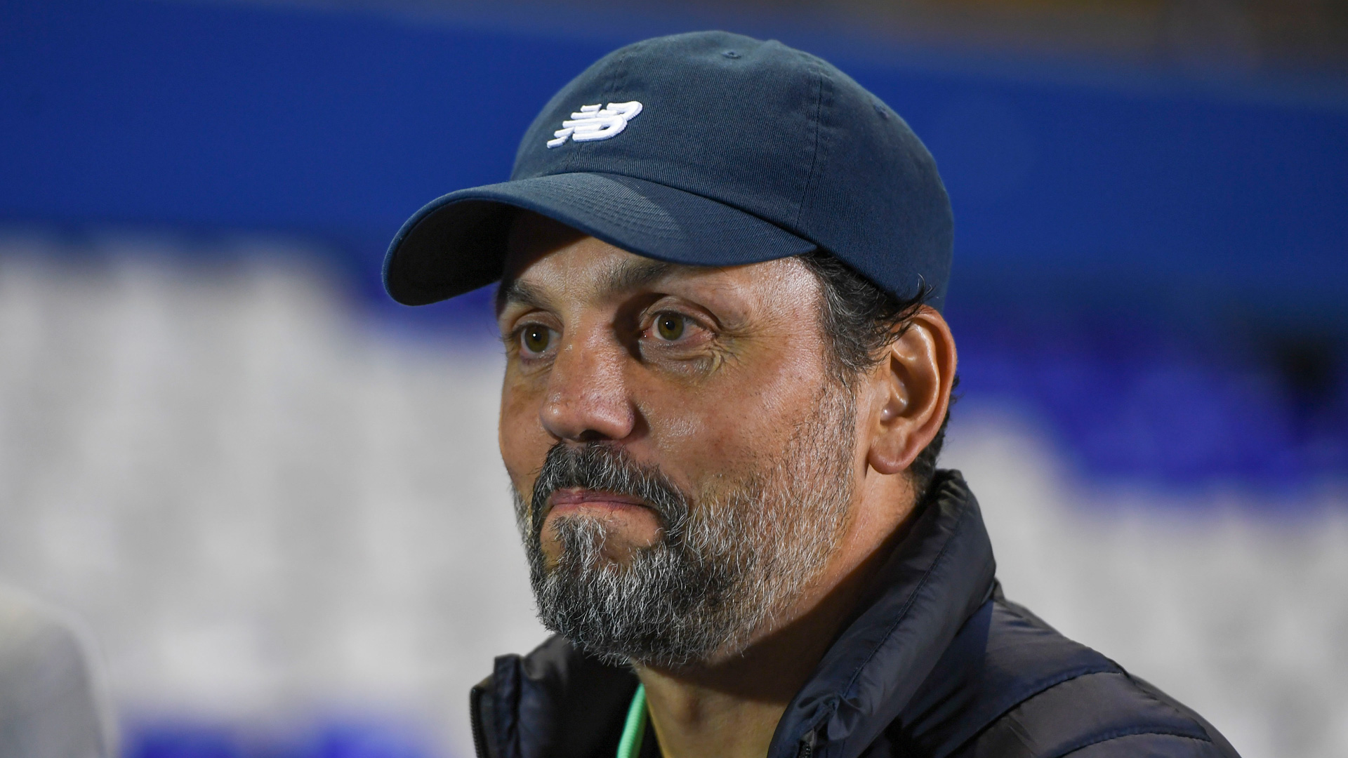 Erol Bulut talks to the press at Birmingham City...