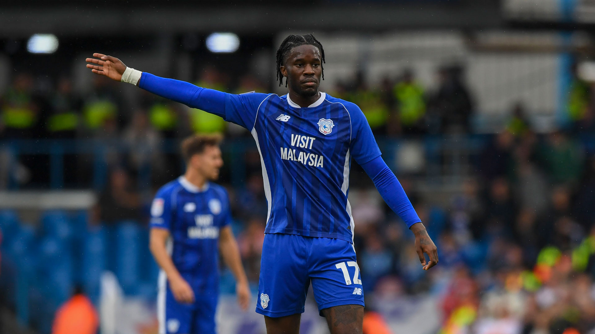 Iké Ugbo in action for Cardiff City against Leeds United