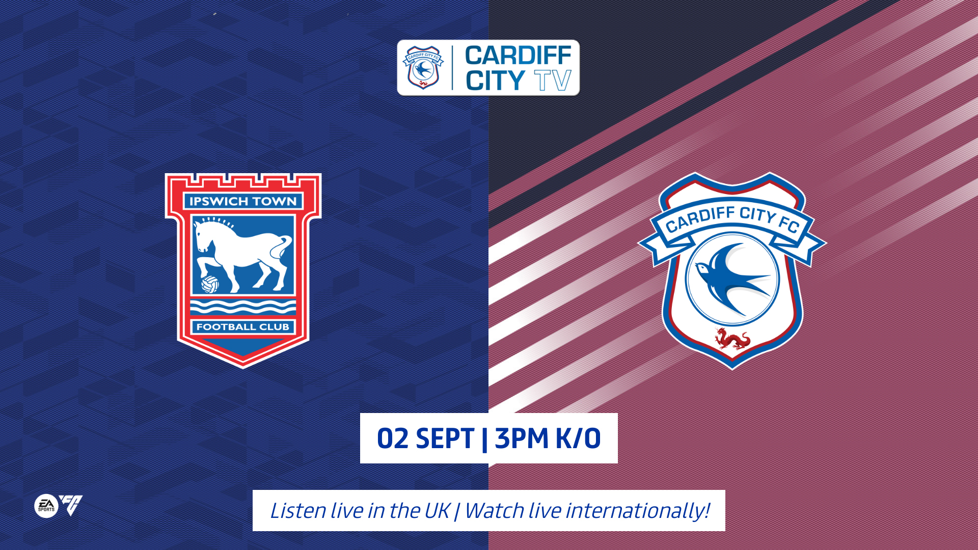 Cardiff City TV | Ipswich Town (A)