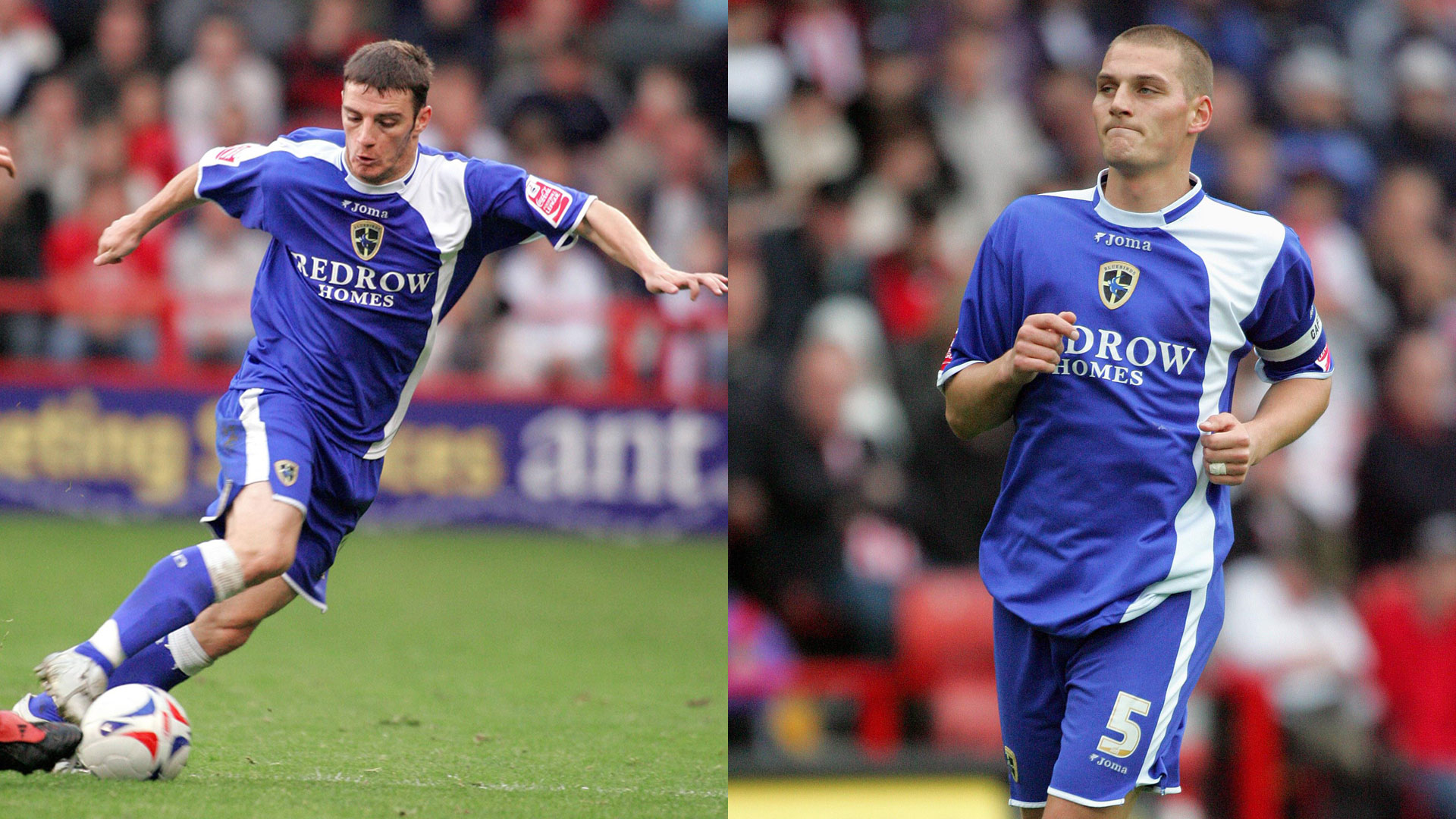 Jason Koumas and Darren Purse pictured, scorers when City beat Leeds in 2005...