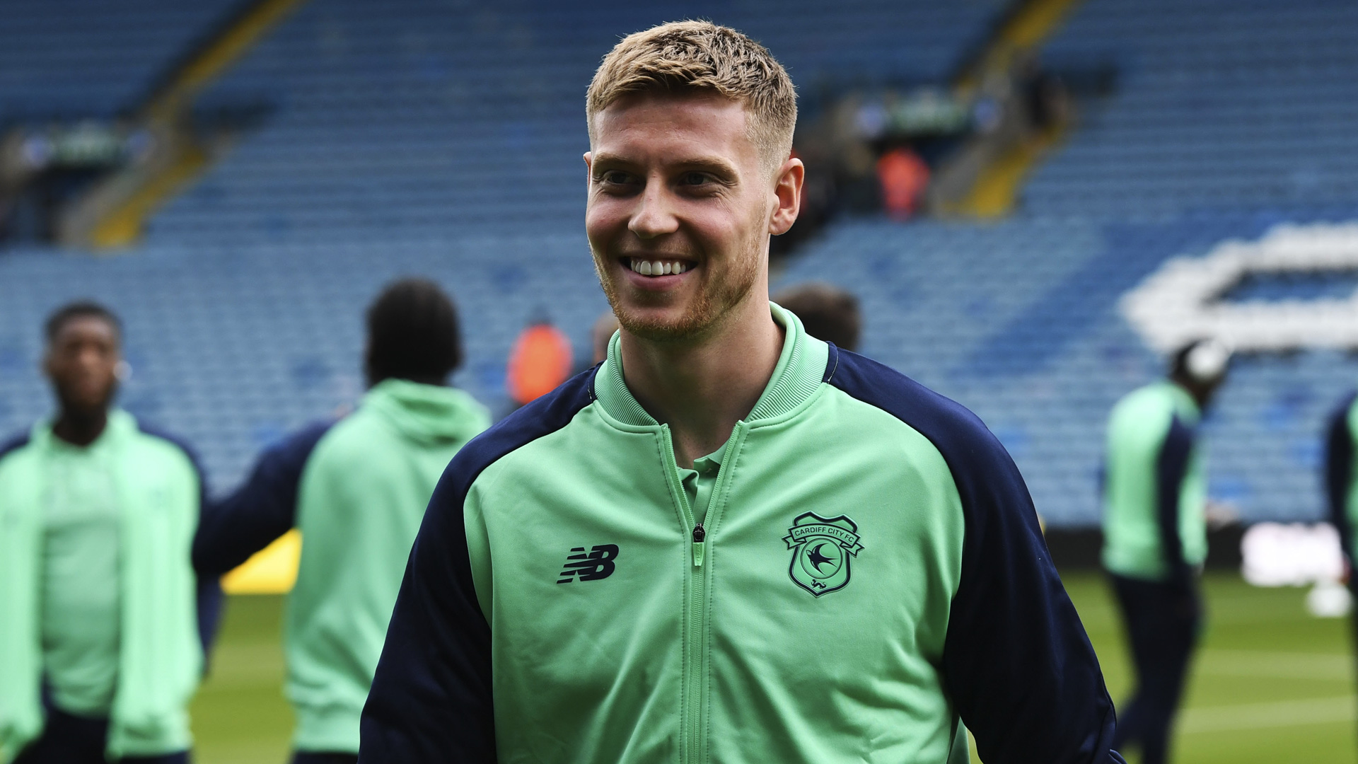 Macca before our game at Elland Road...