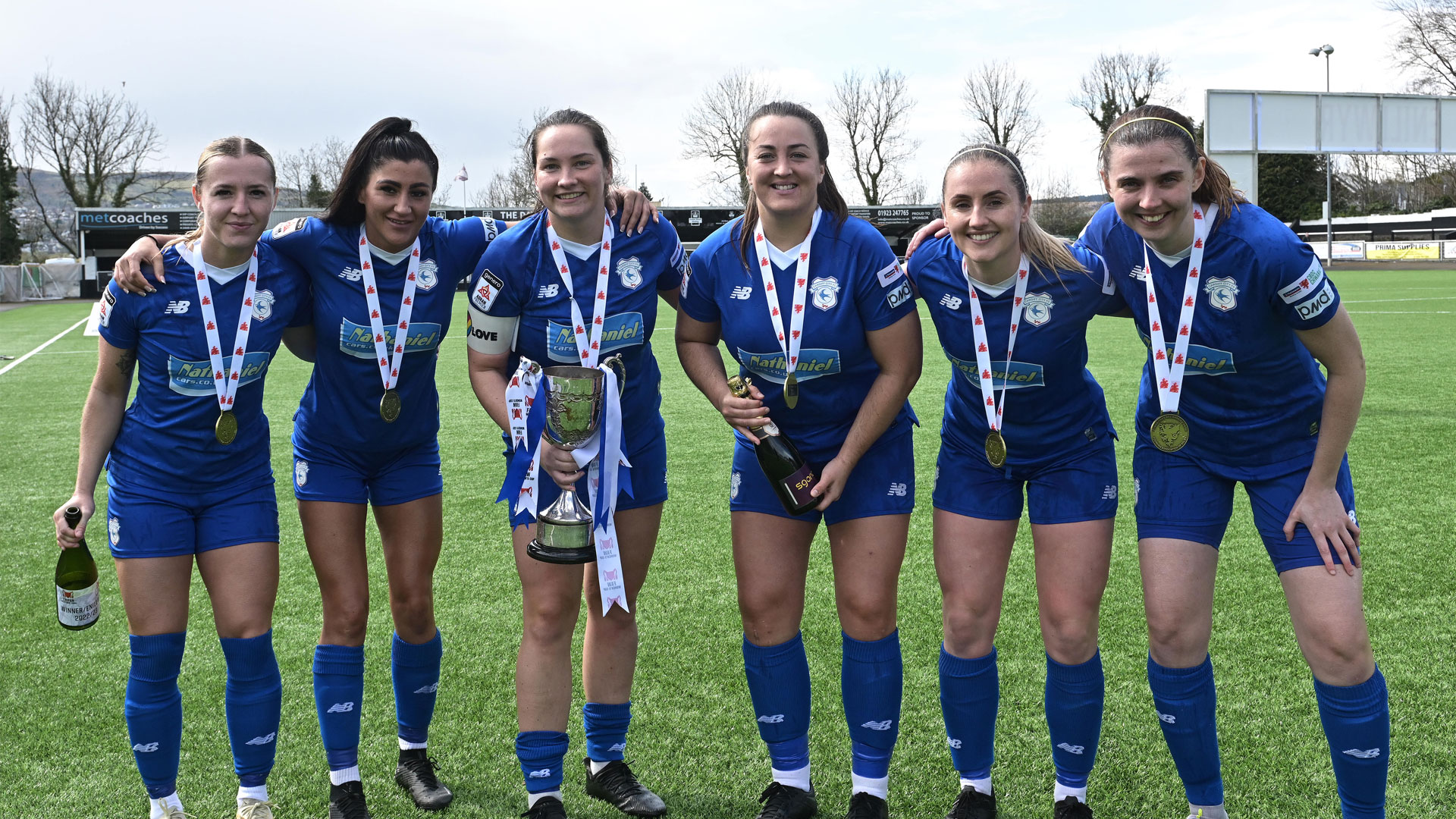 City celebrate winning the FAW Women's Cup