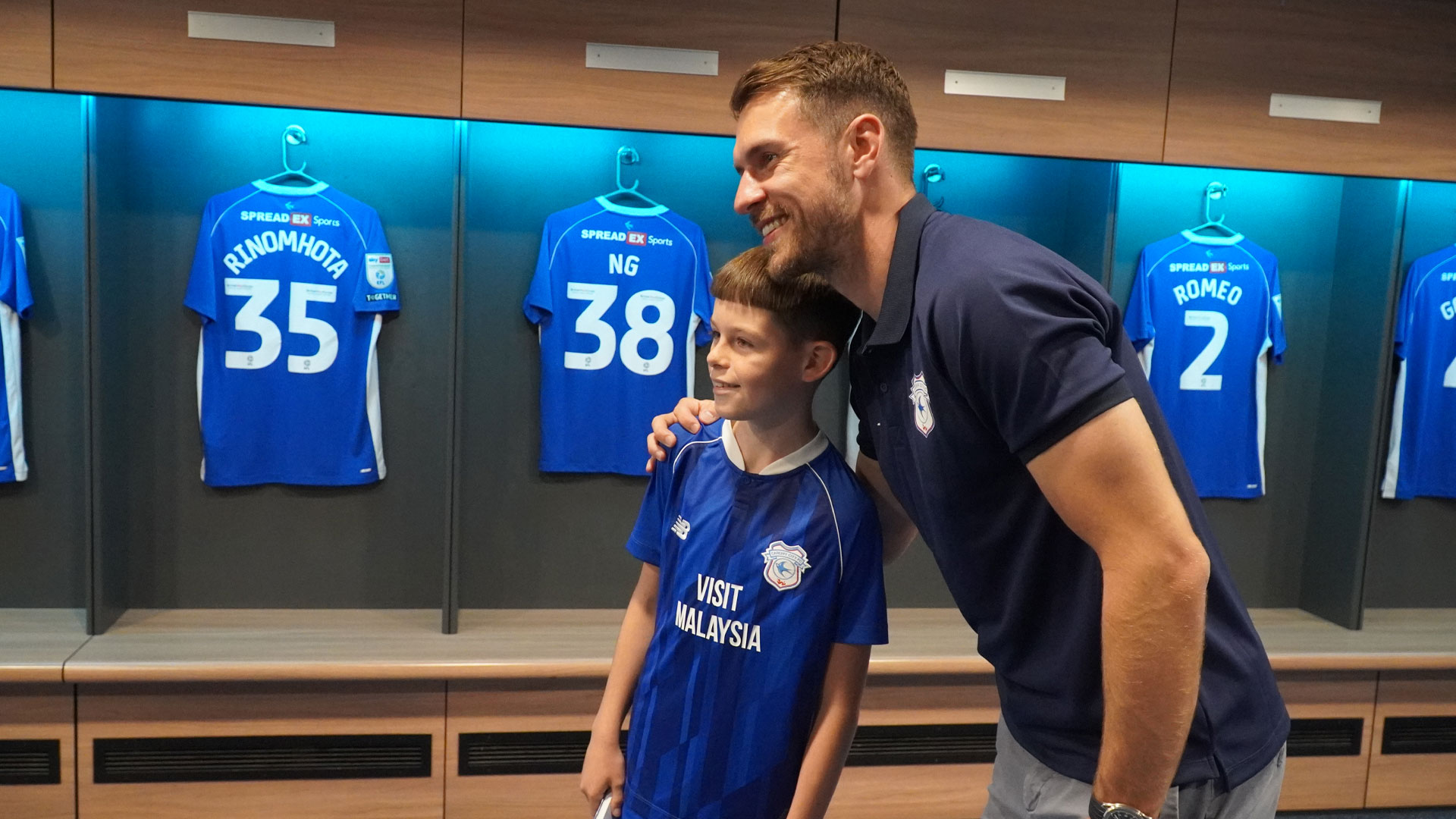 Aaron Ramsey meets the Bluebirds on Thursday afternoon...