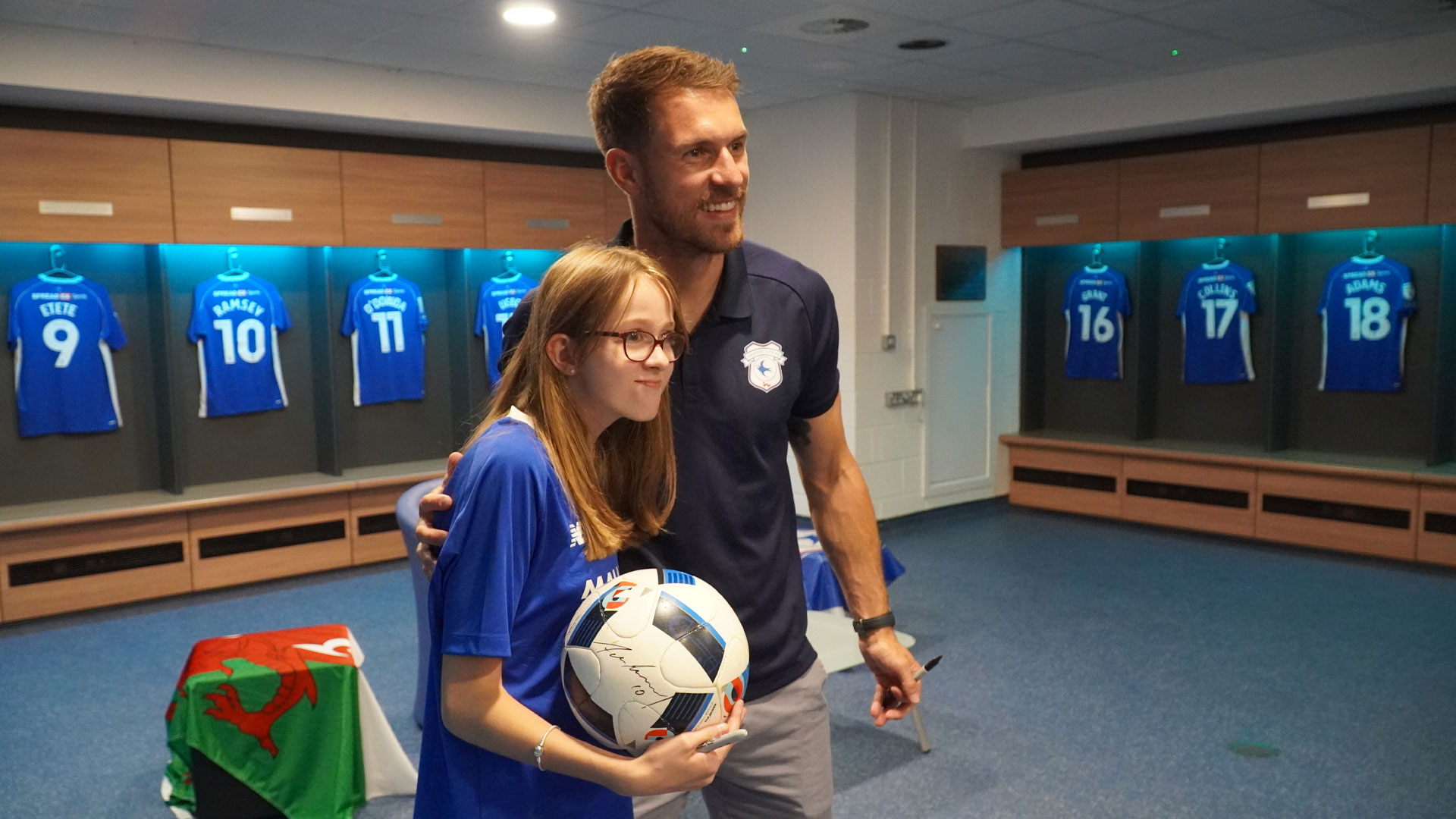 Aaron Ramsey meets the Bluebirds on Thursday afternoon...