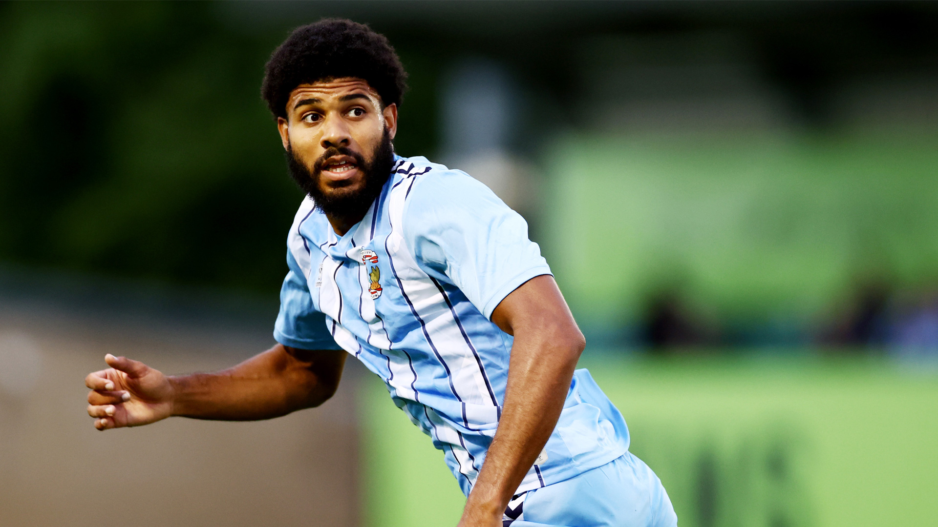 Ellis Simms in action for Coventry City