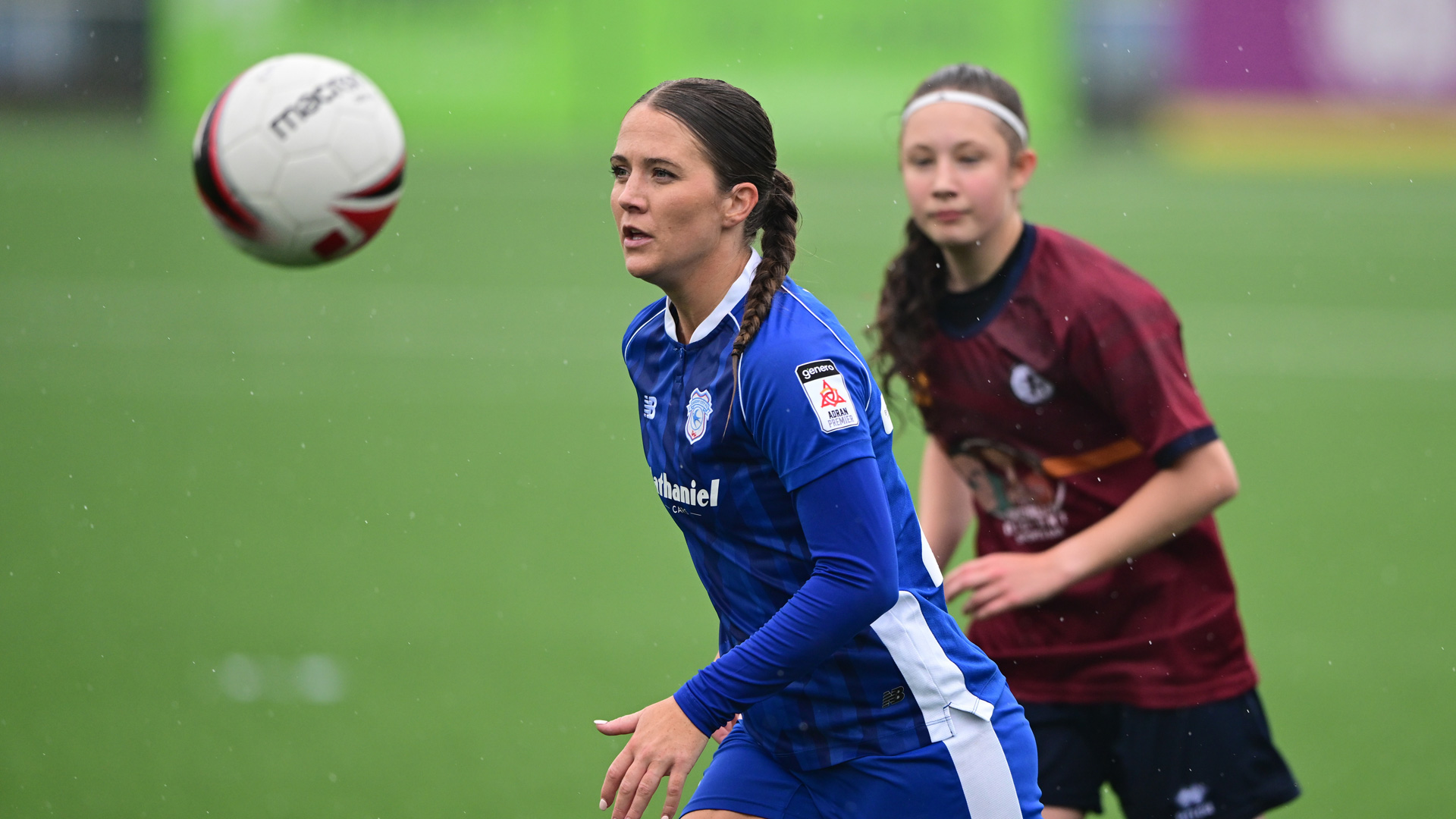 Emma Beynon in action for Cardiff City Women