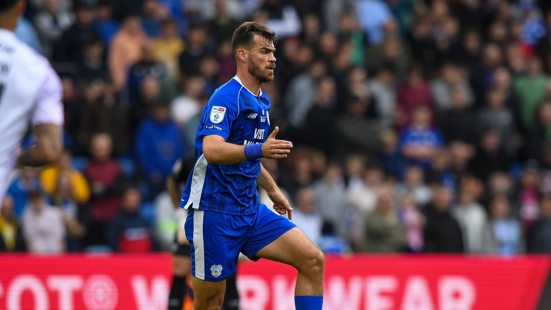 Dimitrios Goutas in action for Cardiff City