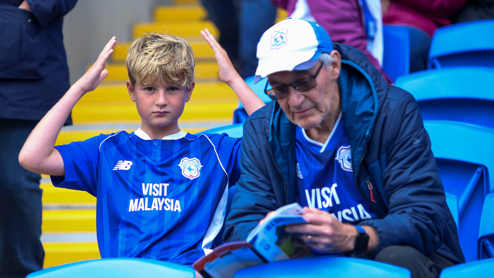 Cardiff City supporters