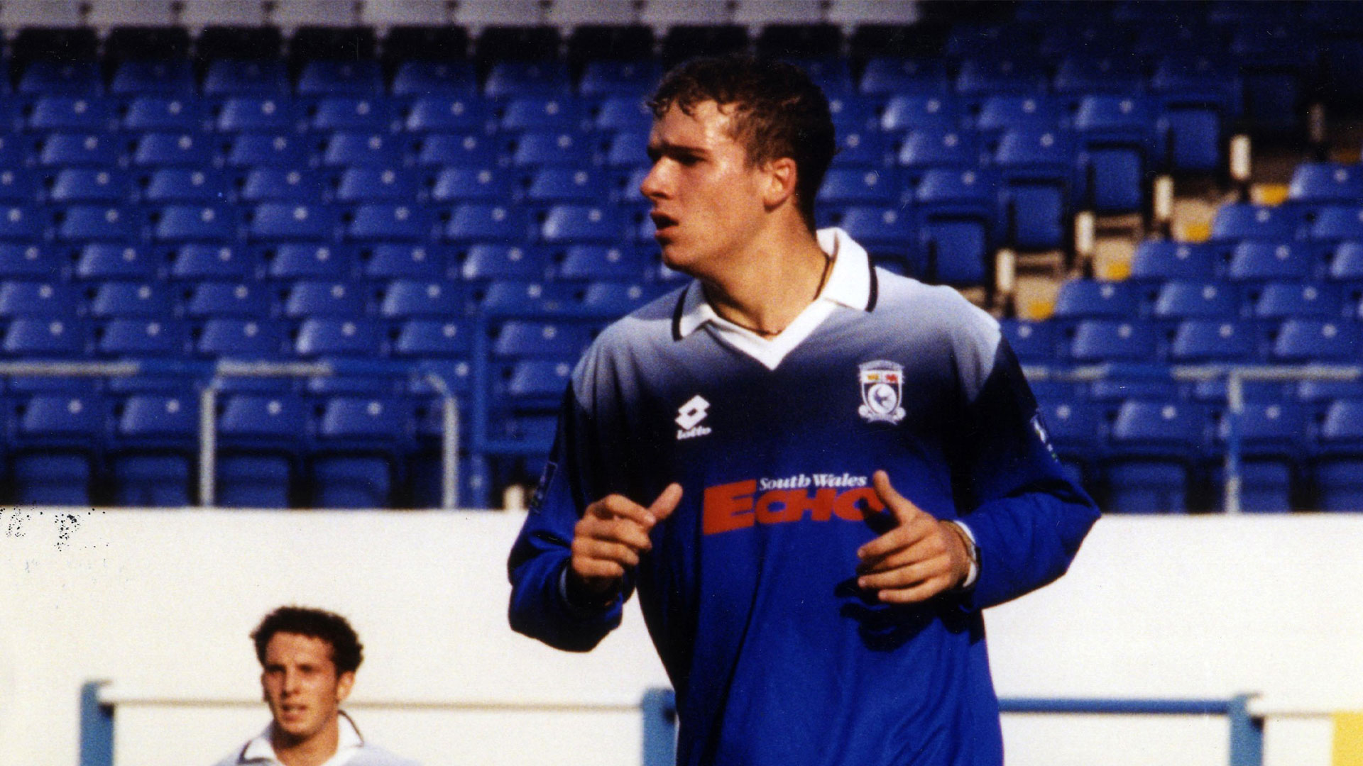 Simon Haworth in action for Cardiff City