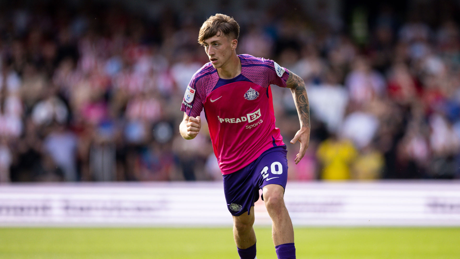 Jack Clarke in action for Sunderland