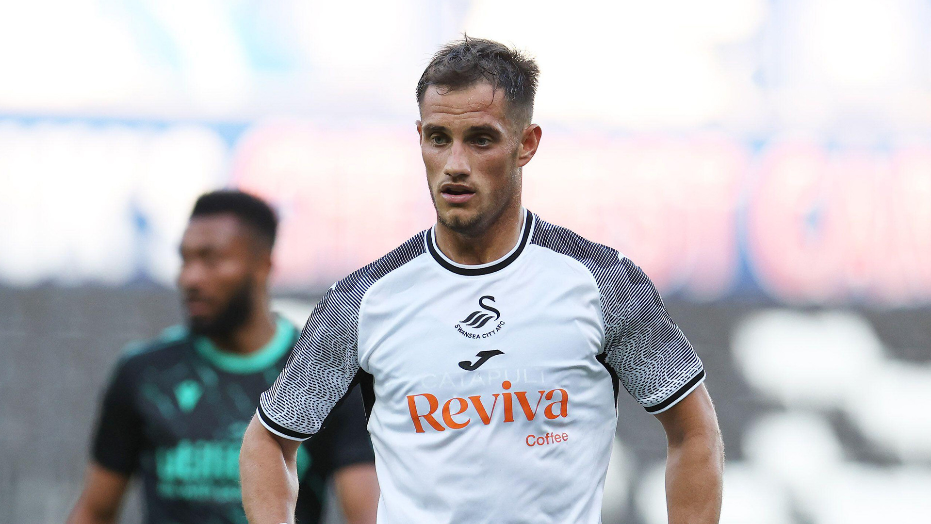 Jerry Yates in action for Swansea City