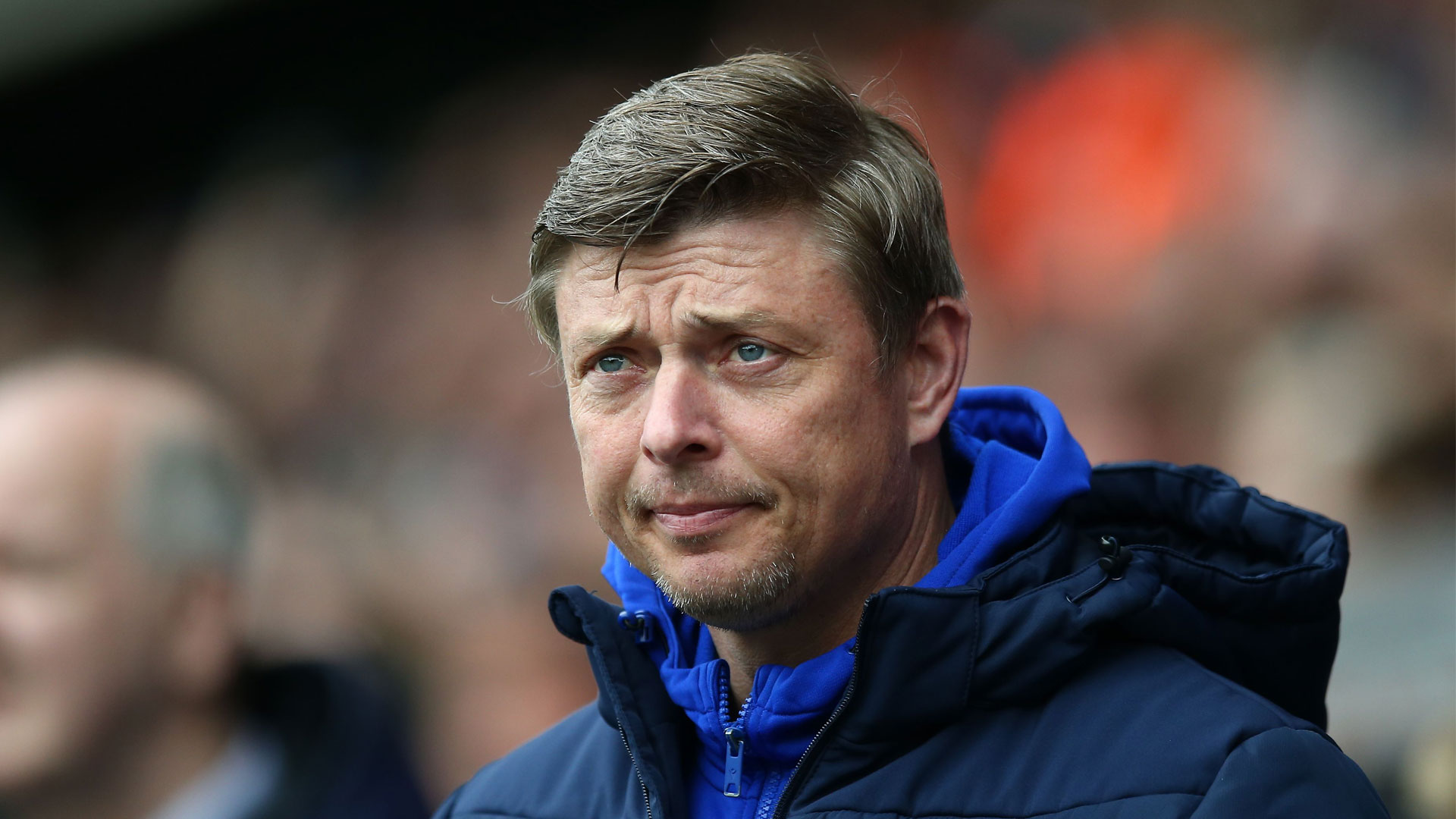 Jon Dahl Tomasson on the touchline for Blackburn Rovers