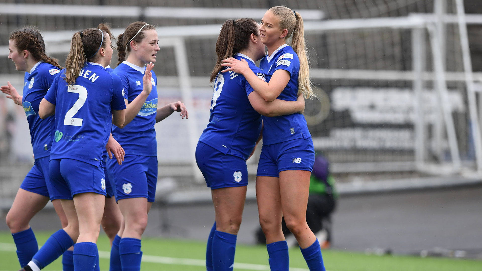 Rhianne Oakley scores for Cardiff City Women