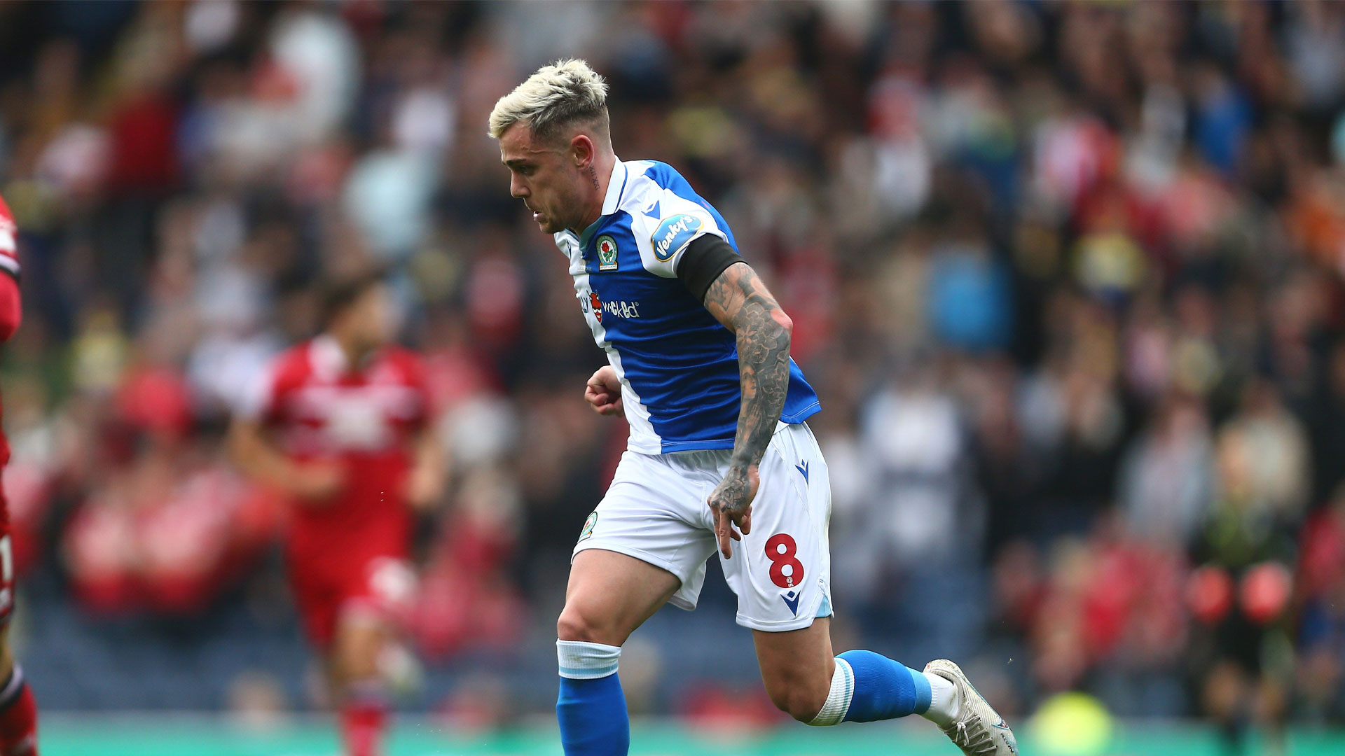 Sammie Szmodics in action for Blackburn Rovers