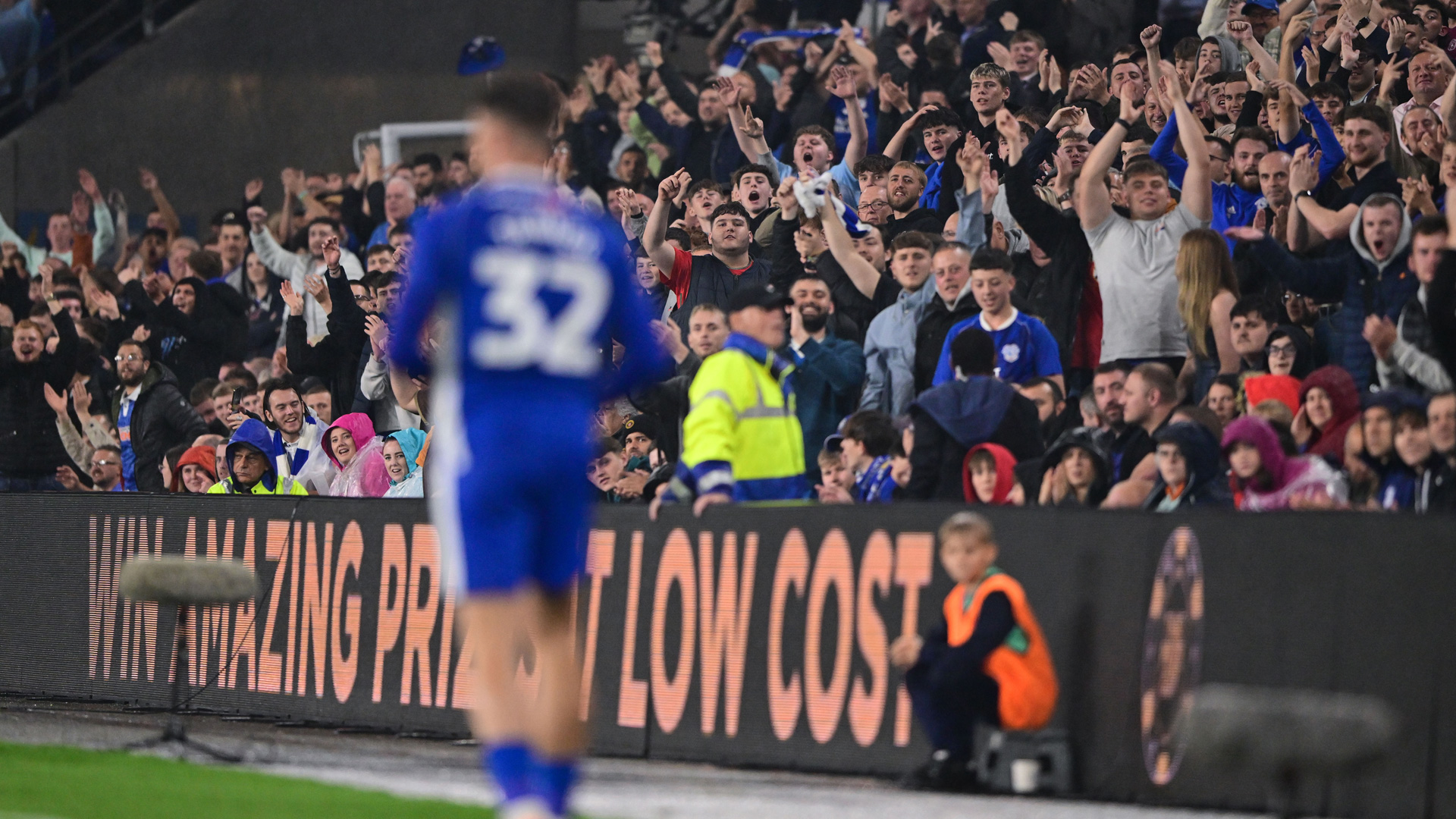 City fans celebrate...