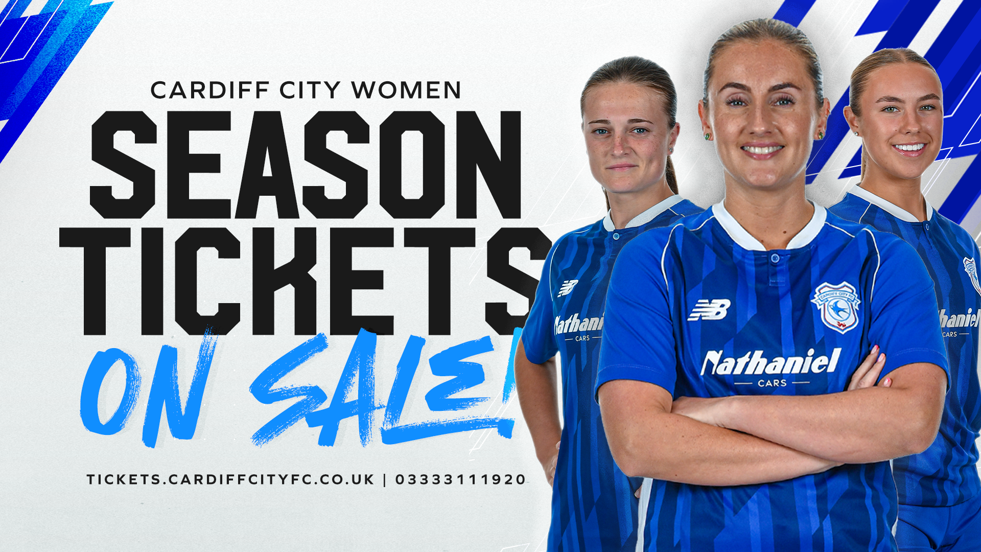 Cardiff City FC Women Season Tickets graphic