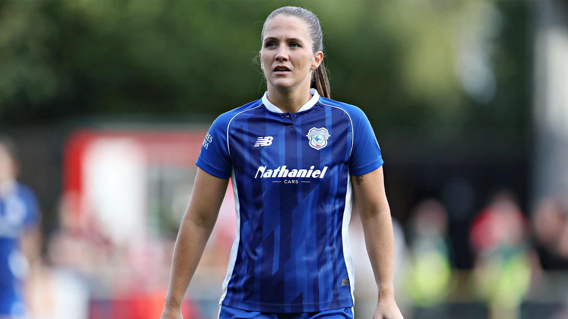 Emma Beynon in action for Cardiff City Women